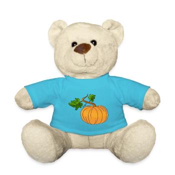 pumpkin, autumn, halloween, fest - Teddy - Atollblau - Vorne