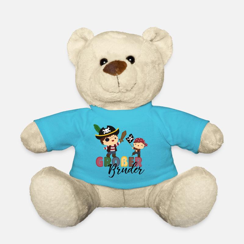 Großer Bruder Piraten - Teddy - Atollblau