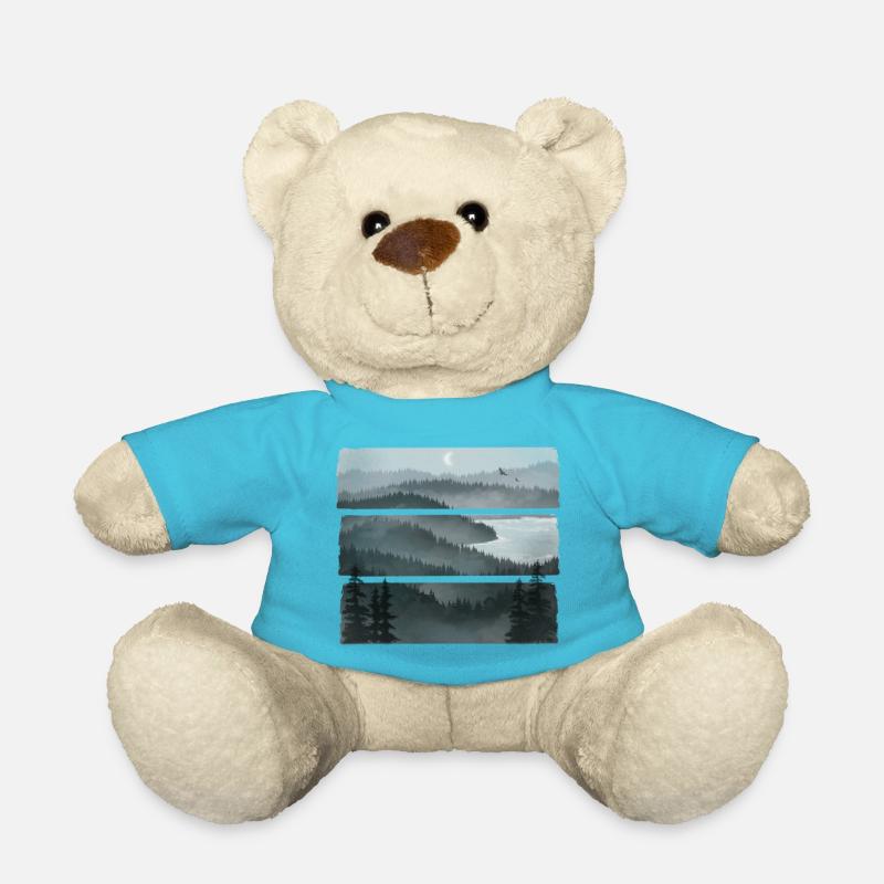 Vue brumeuse - Nounours - bleu outremer