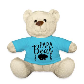 papa bear illu - Teddy - Atollblau - Vorne