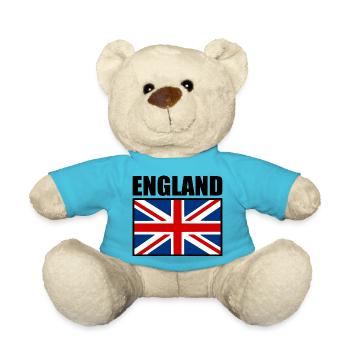 England - Teddy Bear - atoll blue - Front