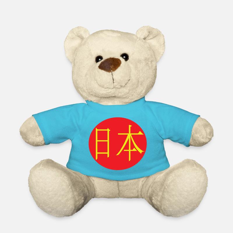 Nihon jaune et rouge - Nounours - bleu outremer