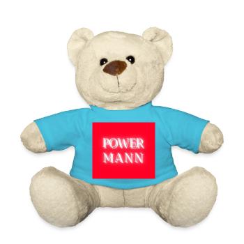 POWER MANN "für den starken Mann von heute" - Teddy - Atollblau - Vorne