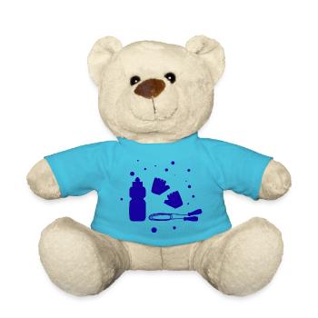 Bodybuilding - Gewichtheben - Fitness - Workout - Teddy - Atollblau - Vorne