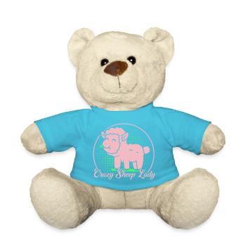 Schafzucht Landwirt Nutztier Schafe Geschenk - Teddy - Atollblau - Vorne