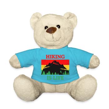 La randonnée est la vie tshirt de montagne - Nounours - bleu outremer - Devant