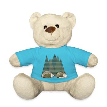 Igel - Teddy - Atollblau - Vorne