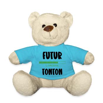 futur tonton - Nounours - bleu outremer - Devant