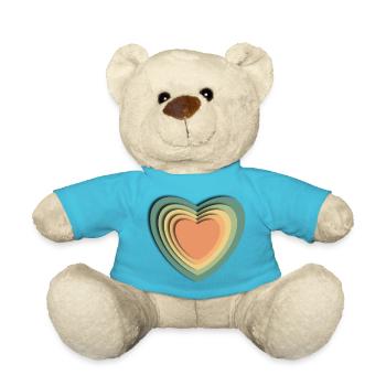 Paper Heart - Teddy - Atollblau - Vorne