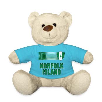 Équipe de football de l’île Norfolk - Nounours - bleu outremer - Devant