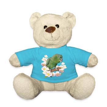Le perroquet farineux - Nounours - bleu outremer - Devant