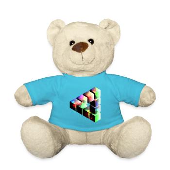 Optische Täuschung - Ein echter Blickfanger - Teddy - Atollblau - Vorne