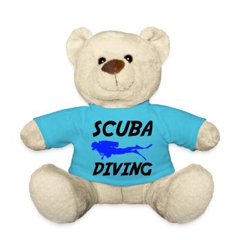 Scuba Diving - Teddy Bear - atoll blue - Front