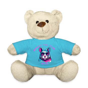 Lässiger Katzen-Return mit Retro-Vibe - Teddy - Atollblau - Vorne