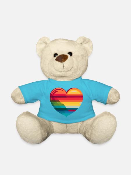 Pride Heart - Teddy - Atollblau
