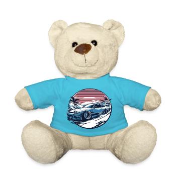 Japanese style car, JDM - Teddy Bear - atoll blue - Front