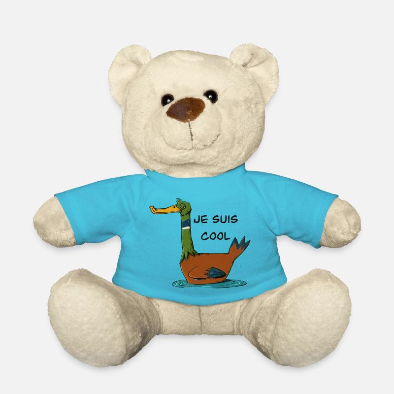 Je suis cool - Nounours - bleu outremer