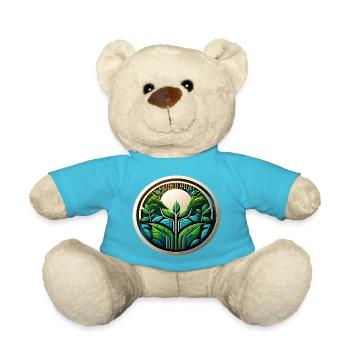 Logo Eco Tech Nature et numérisation - Nounours - bleu outremer - Devant