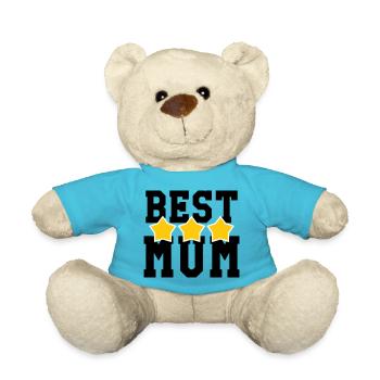 Beste Mama - Muttertag - Teddy - Atollblau - Vorne