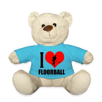 Floorball Ballsport Innebandy Unihockey - Nounours - bleu outremer - Devant