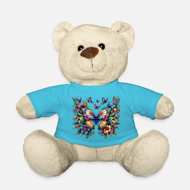 Schmetterlinge 1 - Teddy - Atollblau