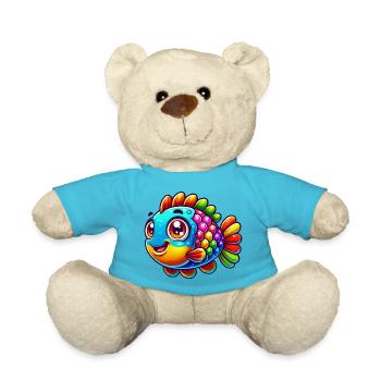 fisch 1 - Teddy - Atollblau - Vorne
