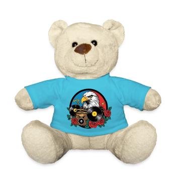Adler Rockmusik - Teddy - Atollblau - Vorne
