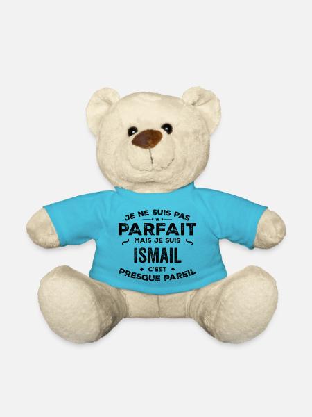 Ismail – Un Prénom, Une Légende Drôle et Fière - Nounours - bleu outremer
