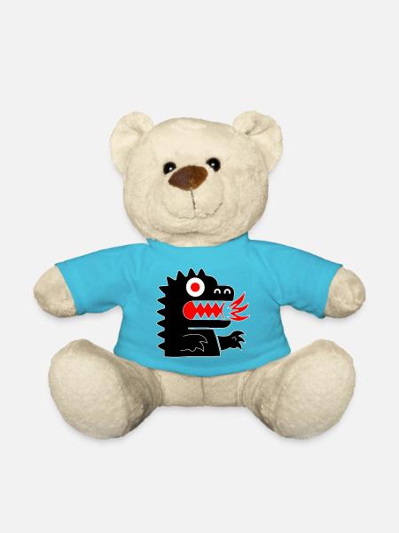 Dragonmonster - Teddy - Atollblau