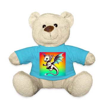dragon - Nounours - bleu outremer - Devant