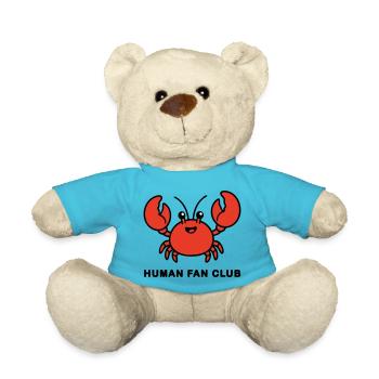 AI Human Fan Club - Teddy Bear - atoll blue - Front