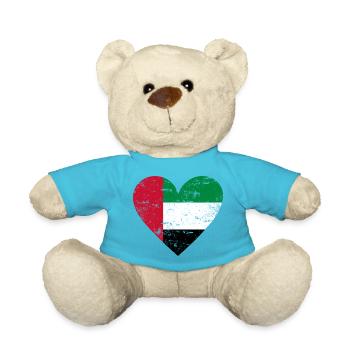 UAE Heart - Teddy - Atollblau - Vorne