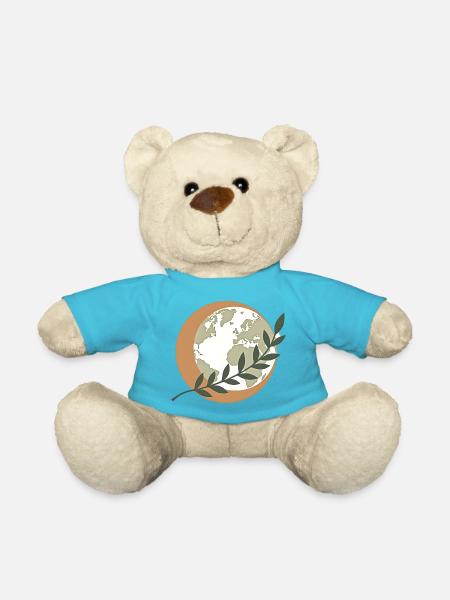 Green Peace Globe - Teddy - Atollblau