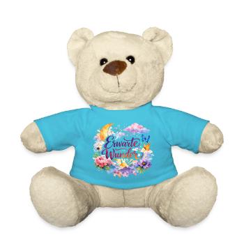 Erwarte Wunder Watercolor Floral Inspiration - Teddy - Atollblau - Vorne