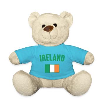 Irland Flagge - Teddy - Atollblau - Vorne