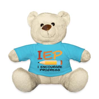 IEP SPED Teacher Art | Special Education Teacher - Nounours - bleu outremer - Devant