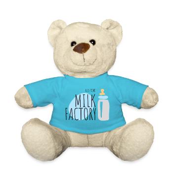 Full-time milk factory - Teddy Bear - atoll blue - Front