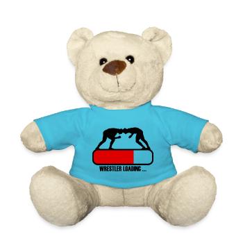 Wrestler Wrestling - Loading to - Teddy Bear - atoll blue - Front