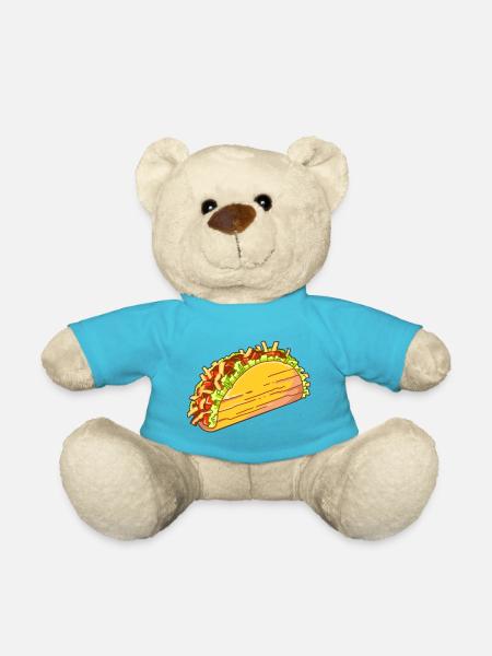 Taco - Teddy Bear - atoll blue