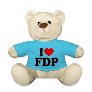 I love fdp - Teddy - Atollblau - Vorne