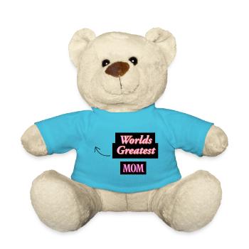 Worlds Greatest Mom - Teddy - Atollblau - Vorne