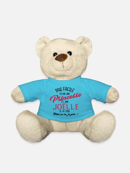 Princesse et Joëlle - Nounours - bleu outremer