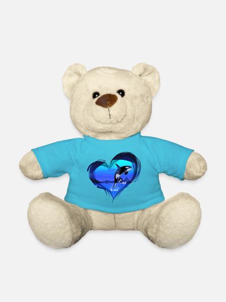 Orca - Teddy Bear - atoll blue