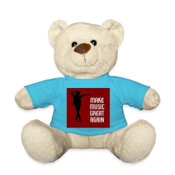 Make Music Great Again - Teddy Bear - atoll blue - Front