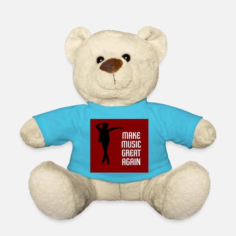 Make Music Great Again - Teddy Bear - atoll blue