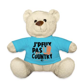 Je Peux Pas J'ai Country Cowboy Western Cadeau - Nounours - bleu outremer - Devant