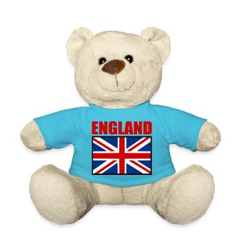 England - Teddy Bear - atoll blue - Front
