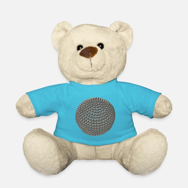 Titanbälle in 3D-Optik - Teddy - Atollblau