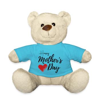 Happy Mother's Day - Teddy Bear - atoll blue - Front