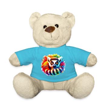 Lemur - Teddy Bear - atoll blue - Front